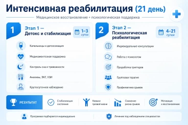 Реабилитация за 21 день в Воронеже
